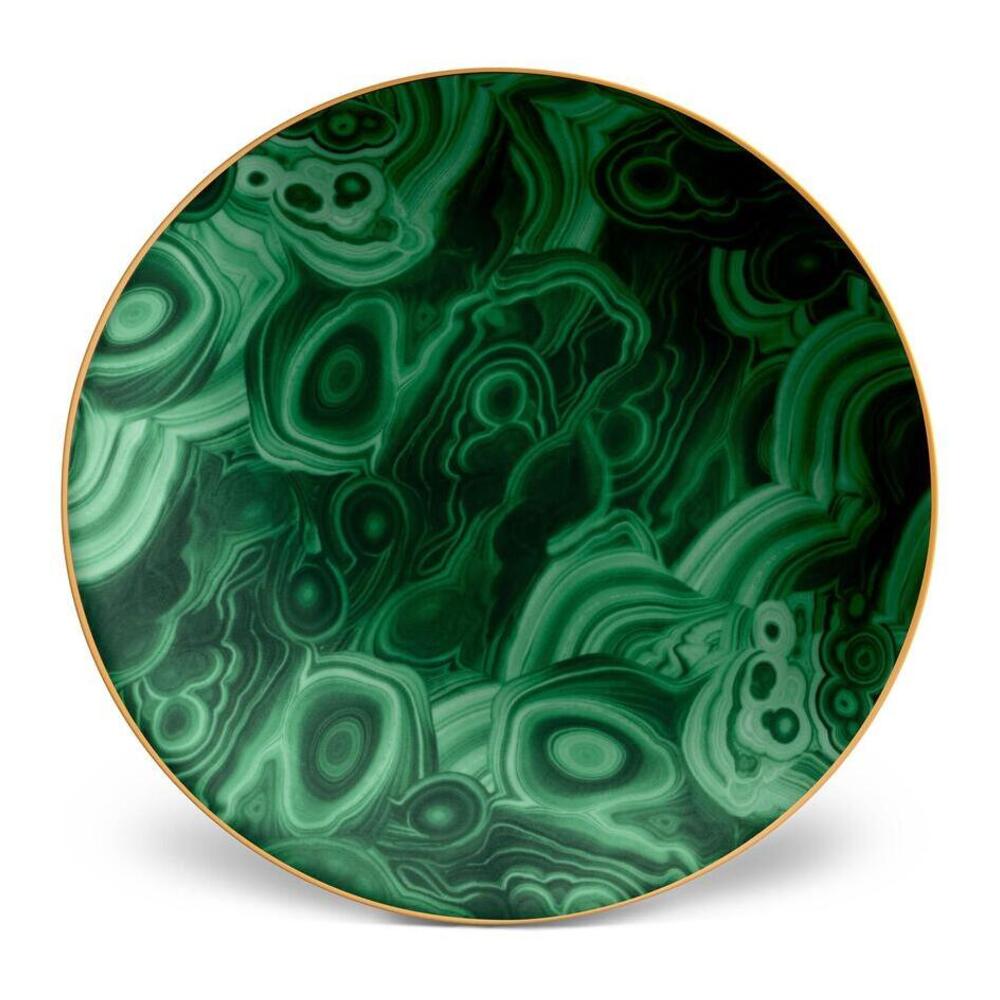 Malachite Charger / Cake Plate by L'Objet