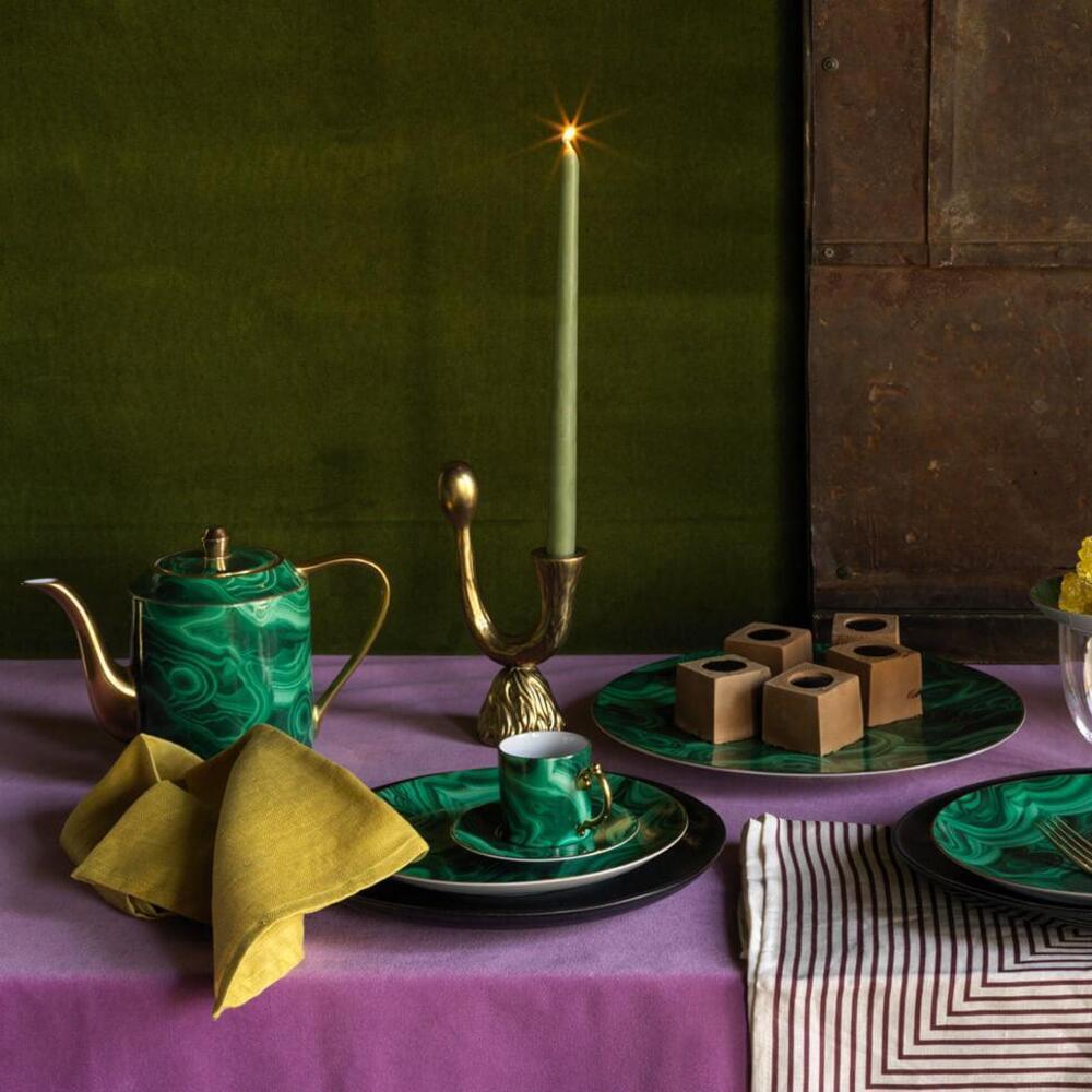 Malachite Charger / Cake Plate by L'Objet Additional Image - 2