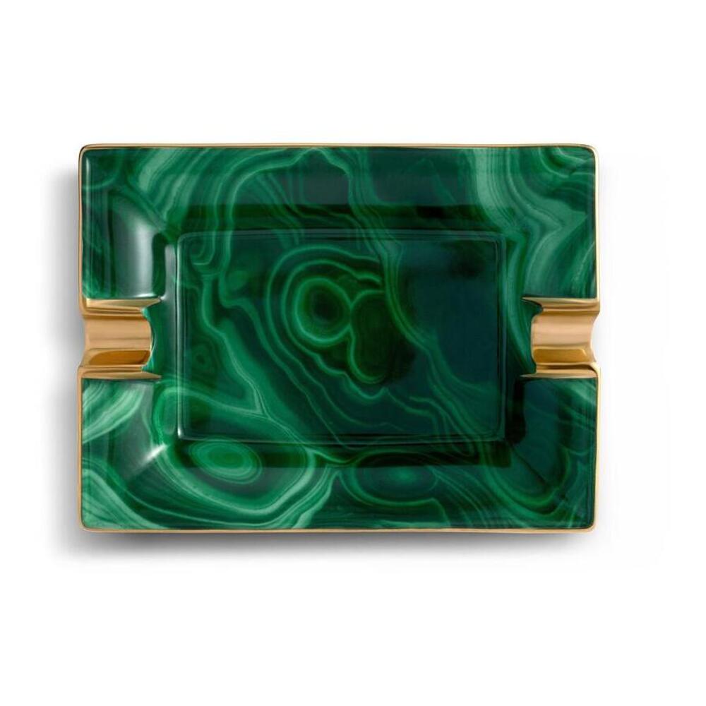 Malachite Ashtray by L'Objet Additional Image - 1