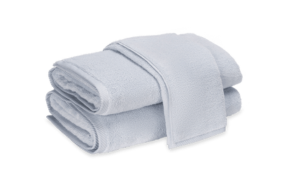 Milagro Bath Towel in Light Blue with Monogram