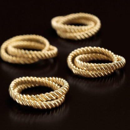 Deco Twist Napkin Jewels - Set of 4 by L'Objet Additional Image - 2
