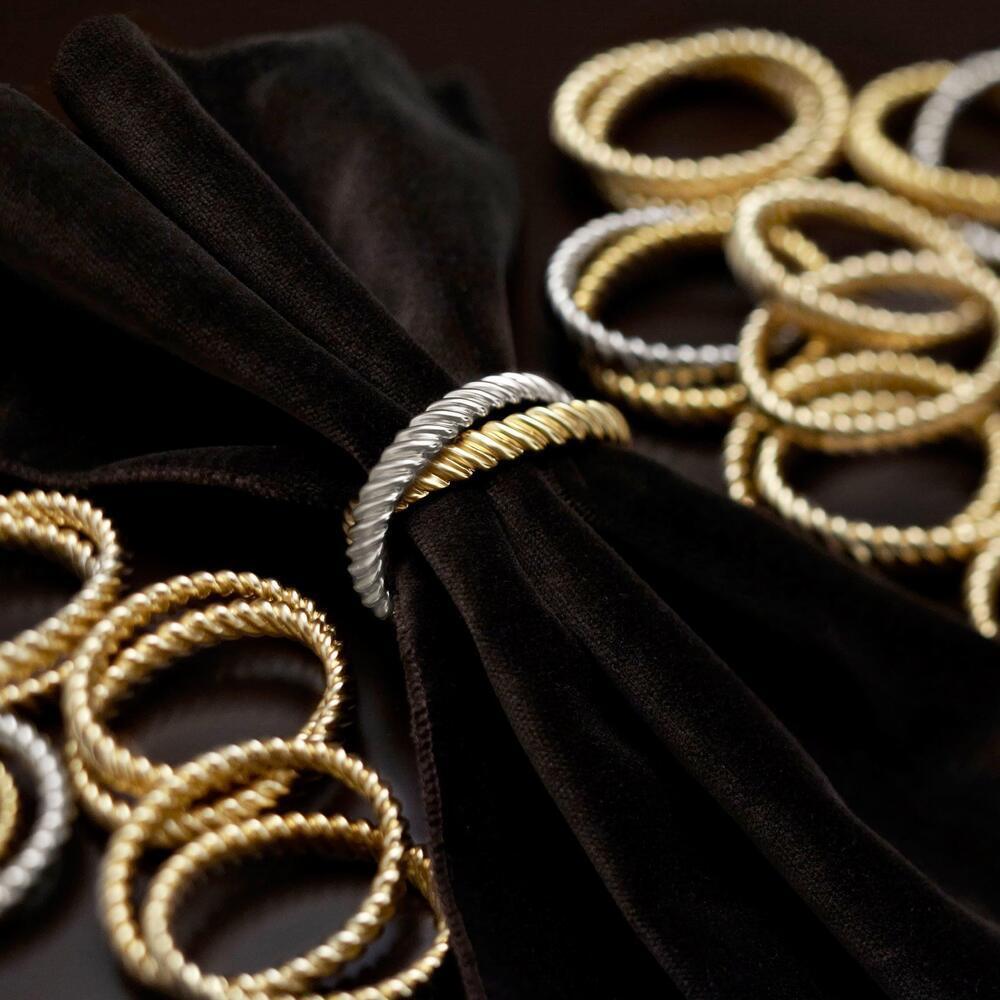 Deco Twist Napkin Jewels - Set of 4 by L'Objet Additional Image - 4