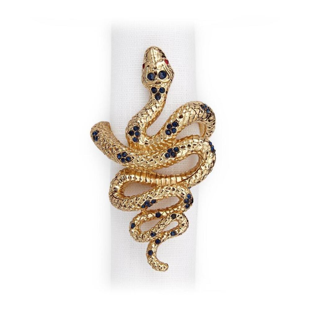 Snake Napkin Jewels - Set of 4 by L'Objet