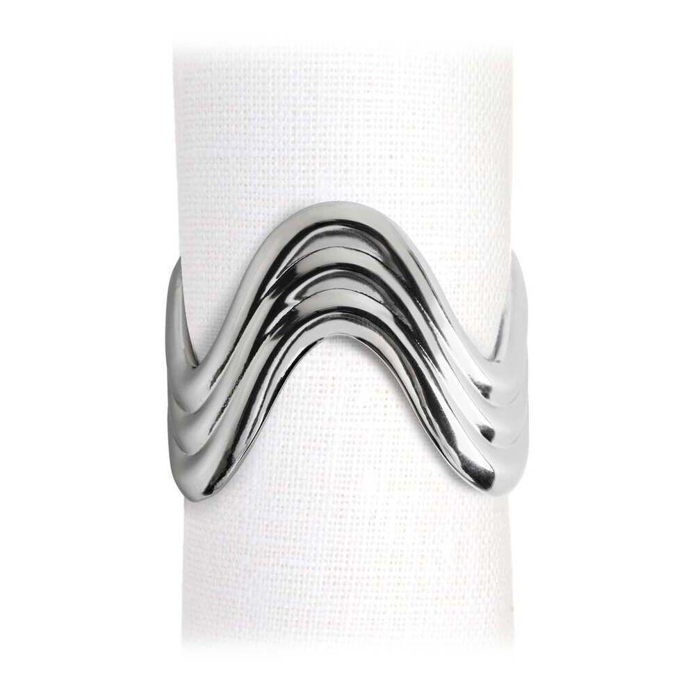 Ripple Napkin Rings - Set of 4 by L'Objet