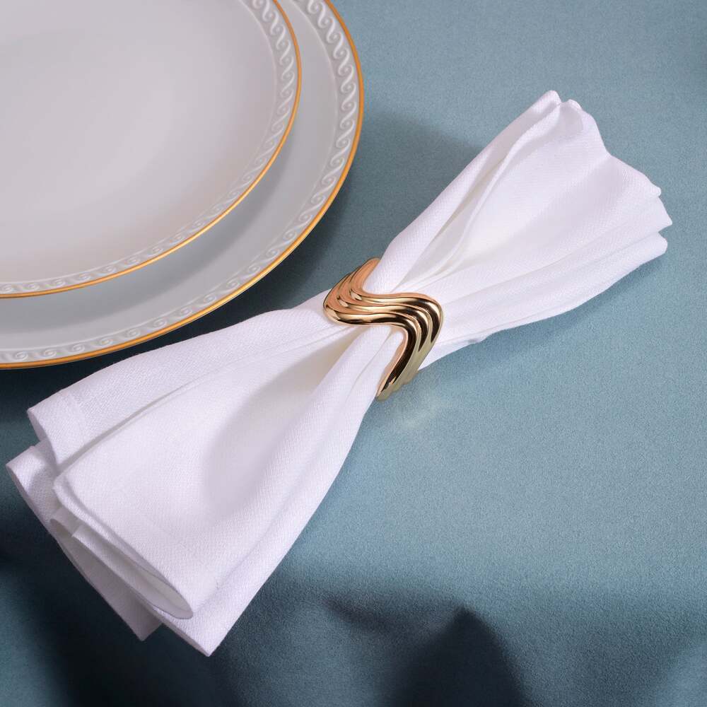Ripple Napkin Rings - Set of 4 by L'Objet Additional Image - 7