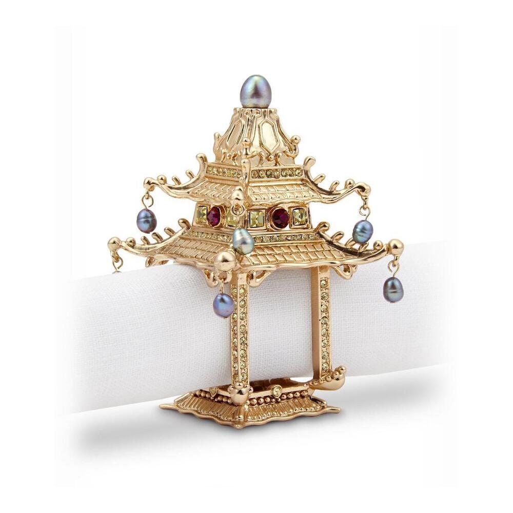 Pagoda Napkin Jewels - Set of 2 by L'Objet