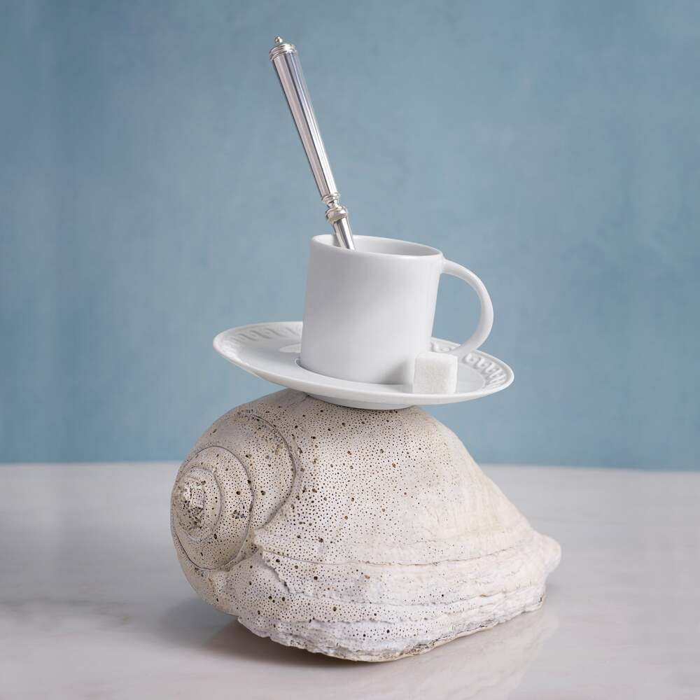 Neptune Espresso Cup & Saucer by L'Objet Additional Image - 6