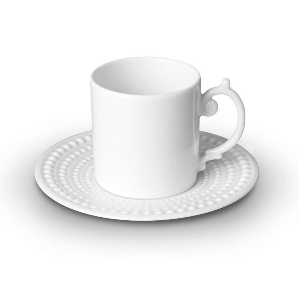 Perlee Espresso Cup & Saucer by L'Objet Additional Image - 3