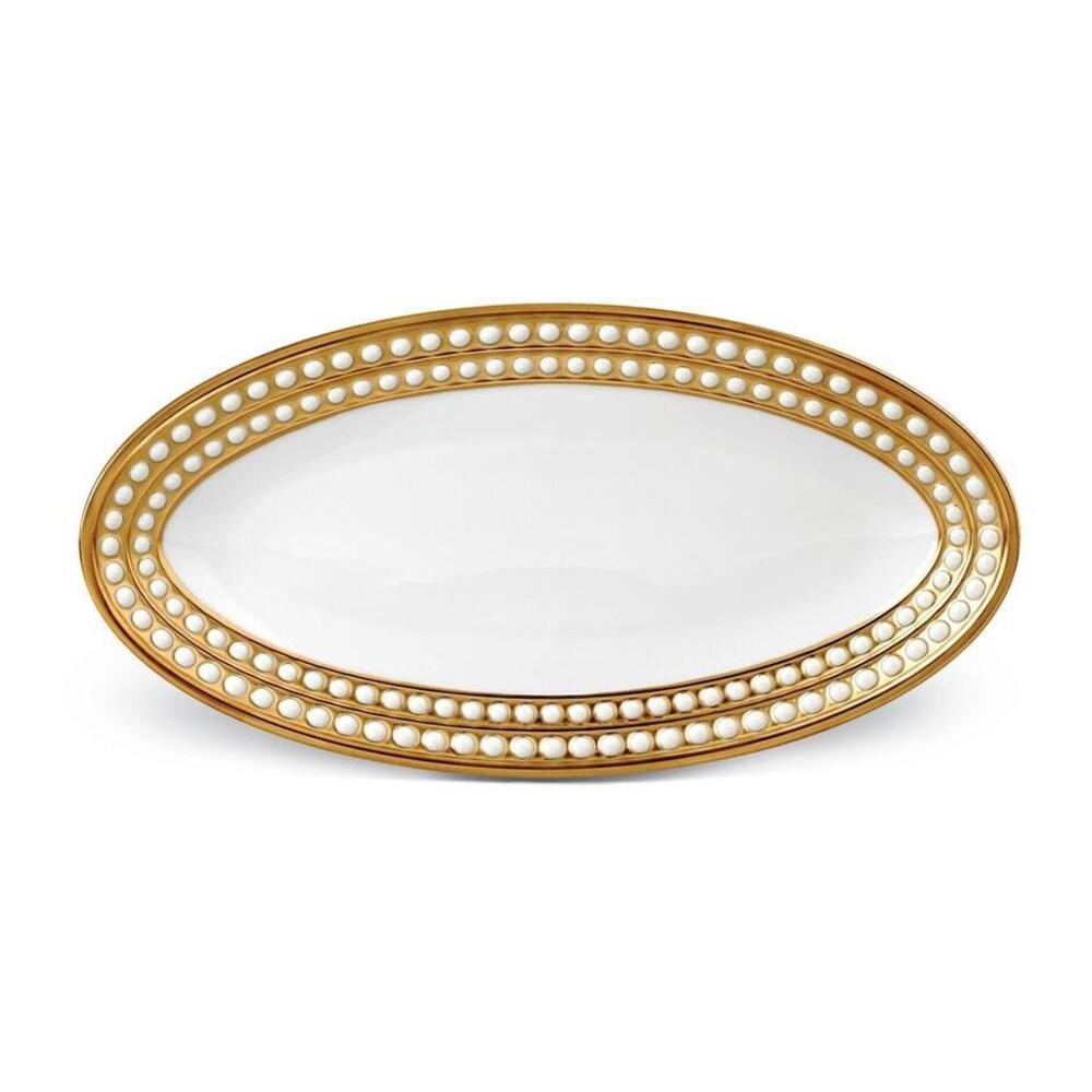 Perlee Oval Platter by L'Objet Additional Image - 5