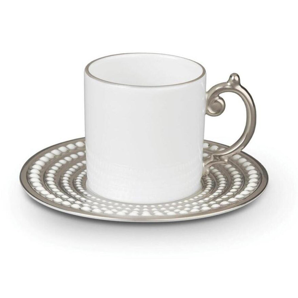 Perlee Espresso Cup & Saucer by L'Objet Additional Image - 2