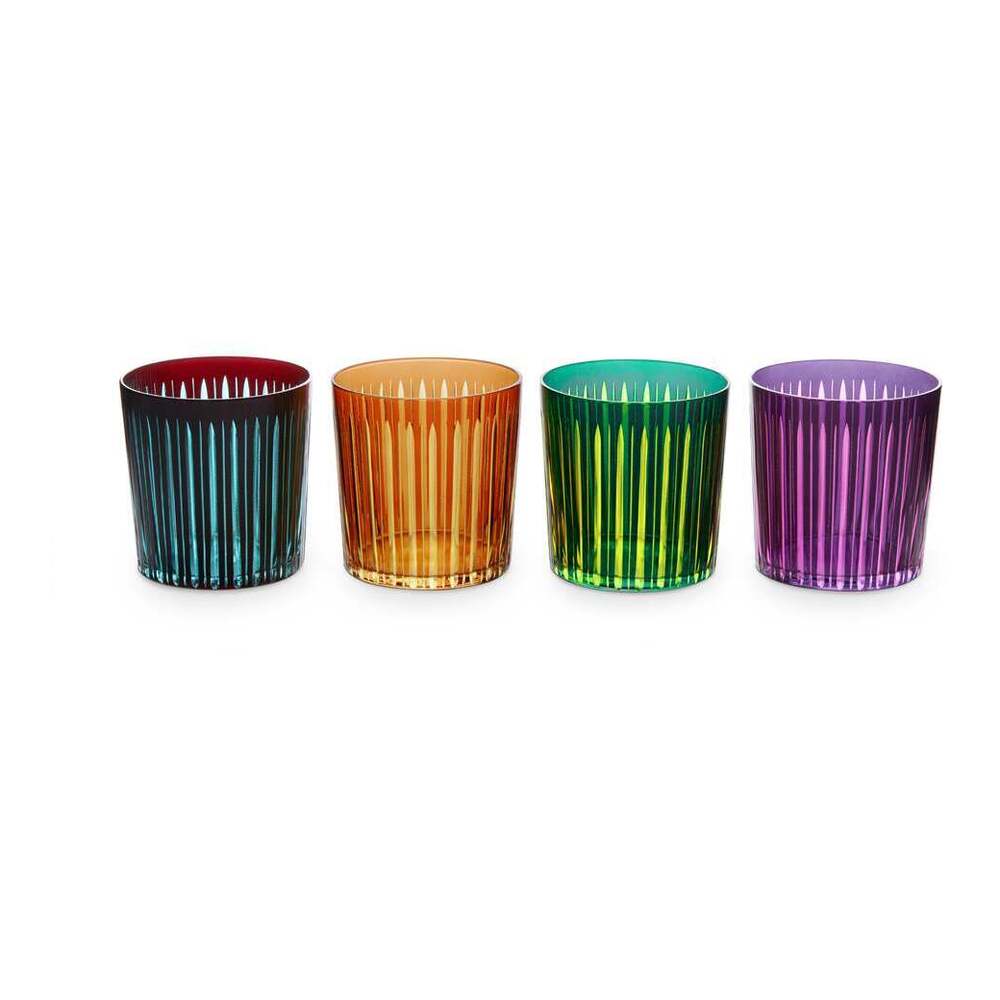 Prism Double Old Fashioned Glasses - Set of 4 by L'Objet Additional Image - 1