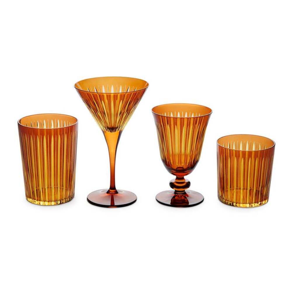 Prism Martini Glasses - Set of 4 by L'Objet Additional Image - 21