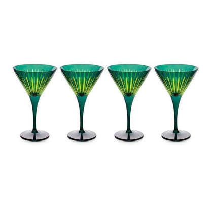 Prism Martini Glasses - Set of 4 by L'Objet Additional Image - 3