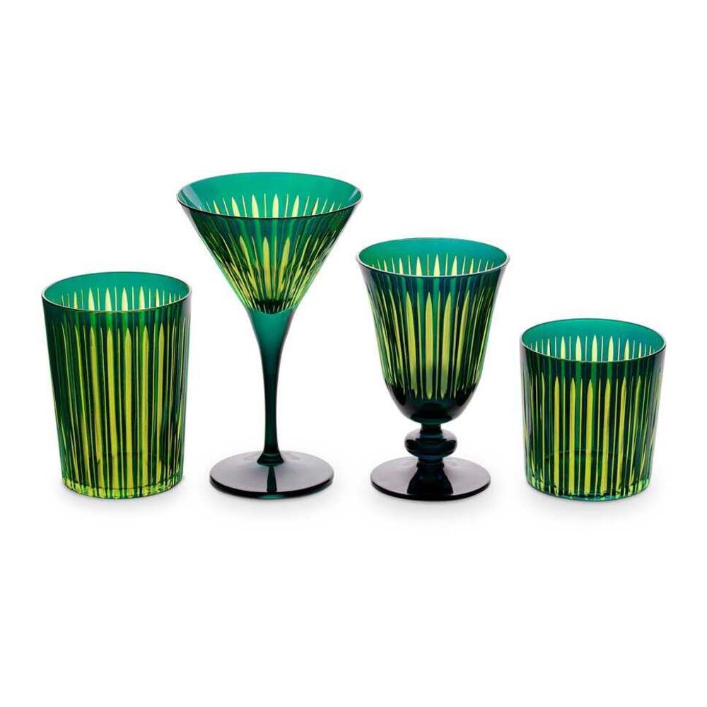 Prism Martini Glasses - Set of 4 by L'Objet Additional Image - 23