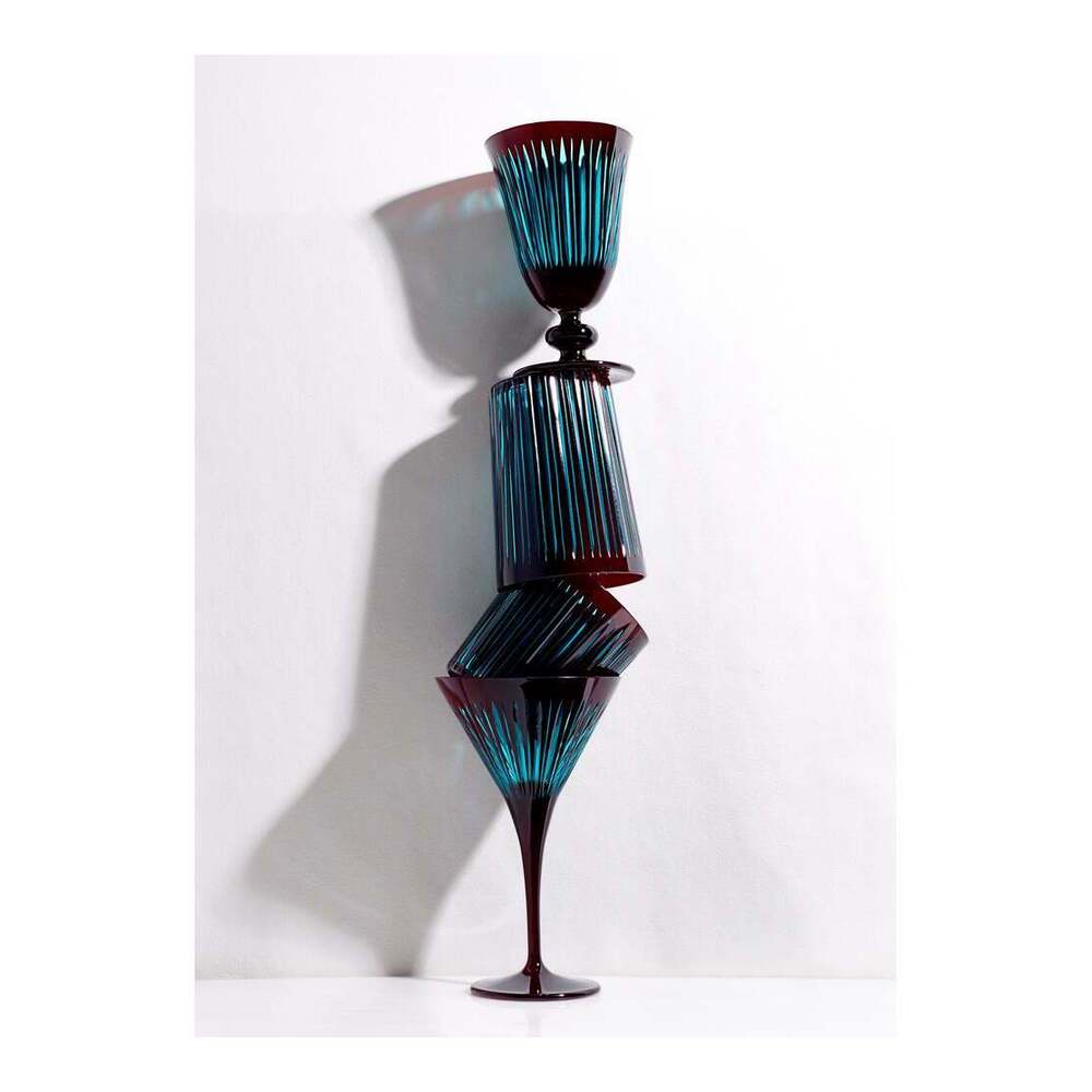 Prism Wine Glasses - Set of 4 by L'Objet Additional Image - 25