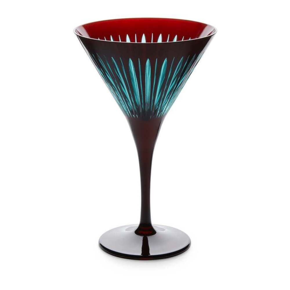 Prism Martini Glasses - Set of 4 by L'Objet Additional Image - 6