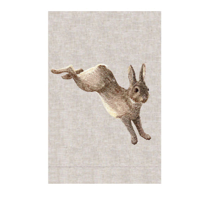 Anali - Rabbit Linen Guest Towel