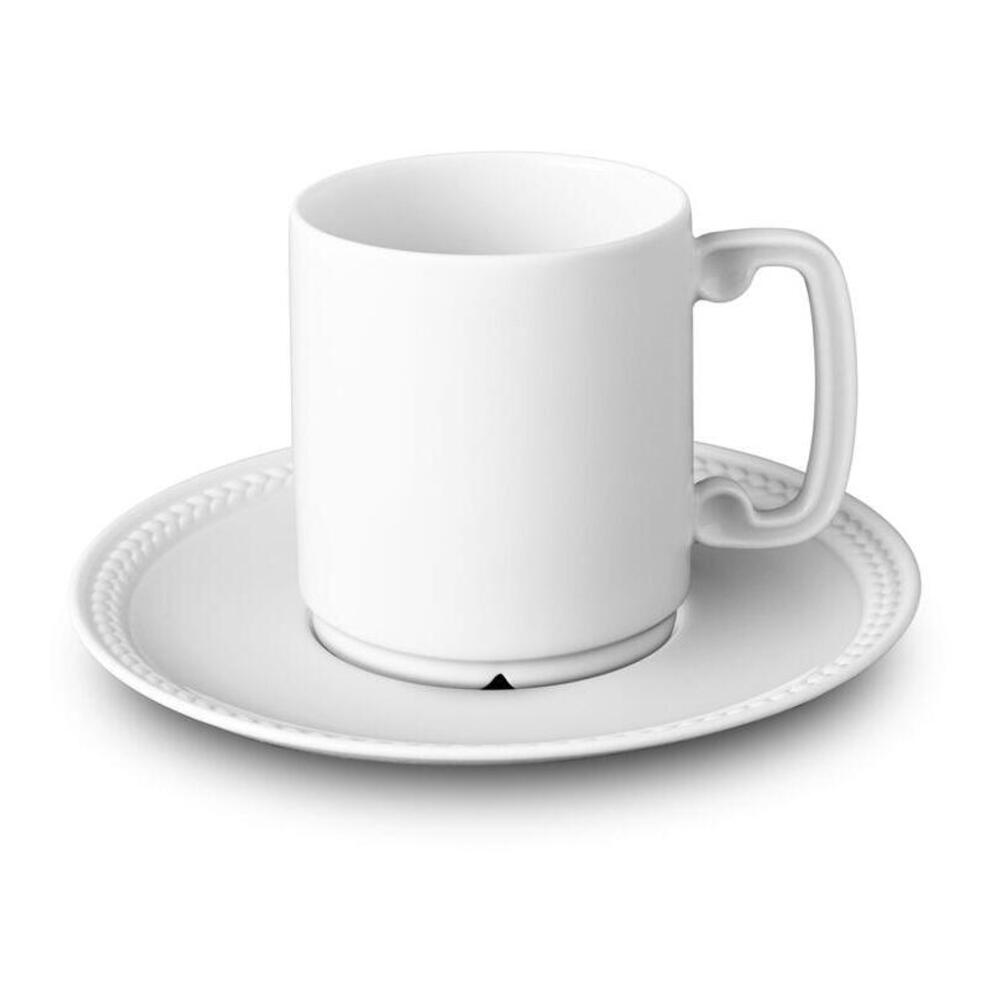 Soie Tressee Espresso Cup & Saucer by L'Objet Additional Image - 1