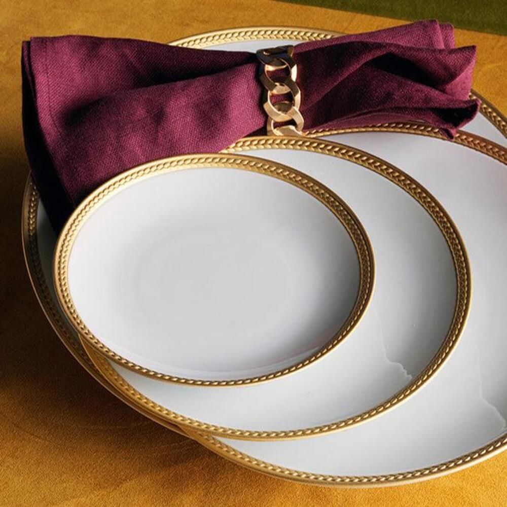 Soie Tressee Dinner Plate by L'Objet Additional Image - 4