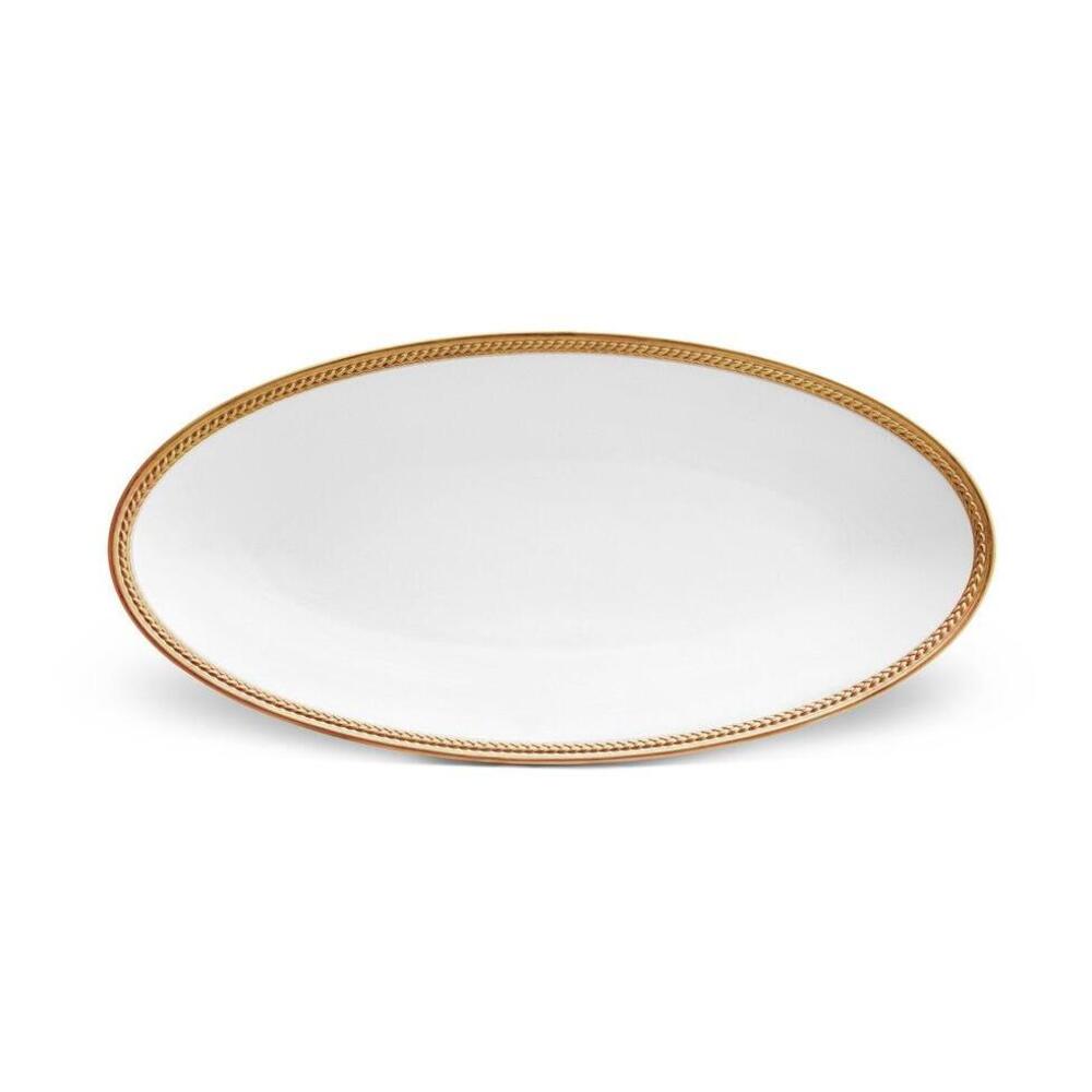 Soie Tressee Oval Platter - Large by L'Objet Additional Image - 4