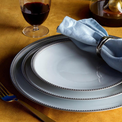 Soie Tressee Dinner Plate by L'Objet Additional Image - 7