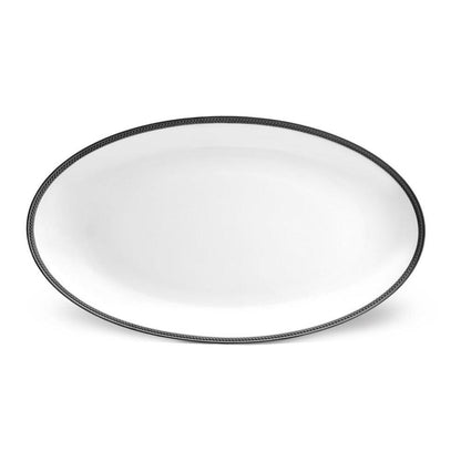 Soie Tressee Oval Platter - Large by L'Objet