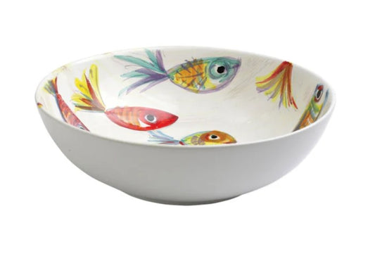 Pesci Colorati Deep Bowl by Vietri