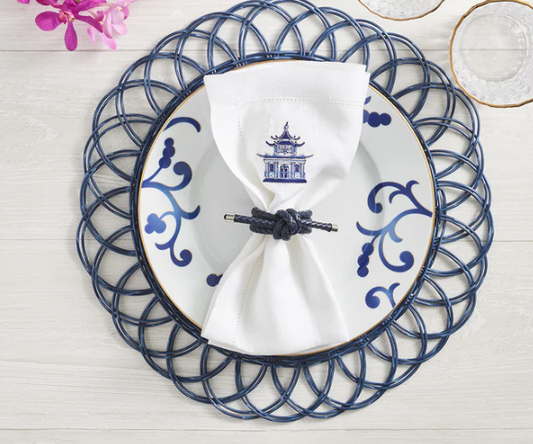 Alfresco Placemat Blue by Kim Seybert