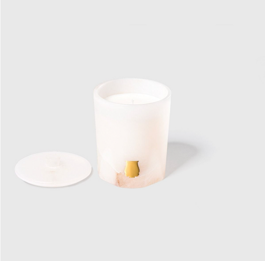 Alabaster Abd el Kader Candle by Trudon