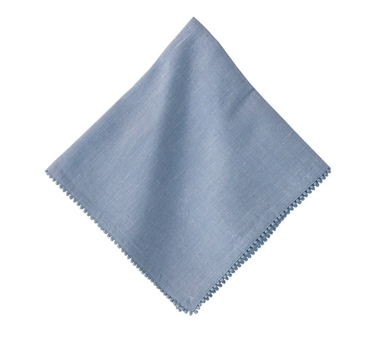 Berry Trim Chambray Napkin by Juliska