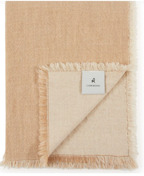 Zebio Throw #1002 Beige by Lane Rossi