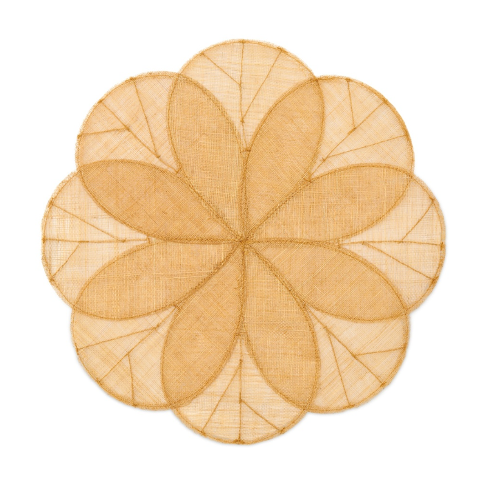 Sinamay Flower Placemat - Set of 4 by Deborah Rhodes