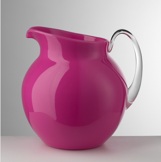 Palla Fluorescent Fuschia Pitcher by Mario Luca Giuisti