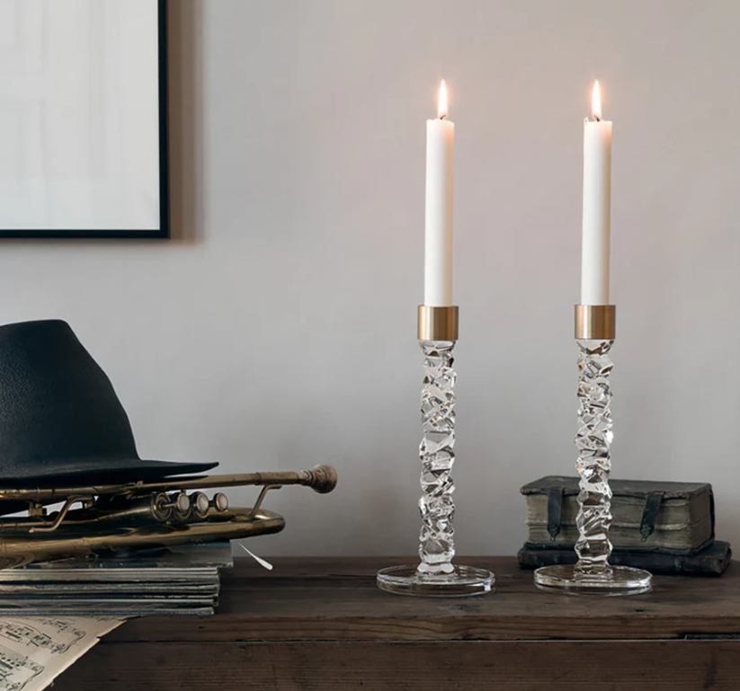 Carat Candle Sticks Brass - Sm