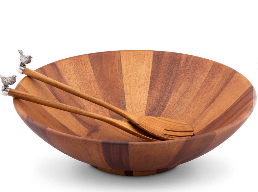 Songbird Salad Bowl & Servers Set