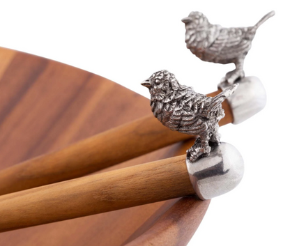 Songbird Salad Bowl & Servers Set