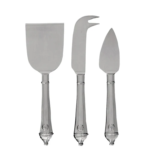 Berry & Thread Cheese Knife Assorted Set/3 - Polished by Juliska