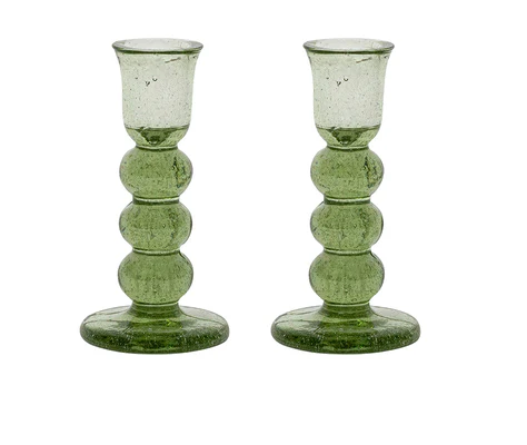 Provence 5" Candlestick Set/2 - Basil