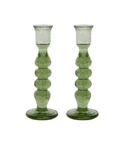 Provence 7" Candlestick Set/2 - Basil