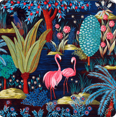 Le Jardin du Palais Acrylic Coaster Set of 4