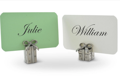 Christmas Present Place Card Holder (Pair)