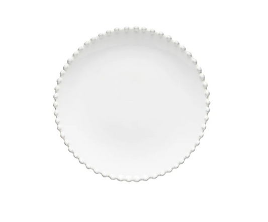Salad/Dessert Plate in White Pearl Design