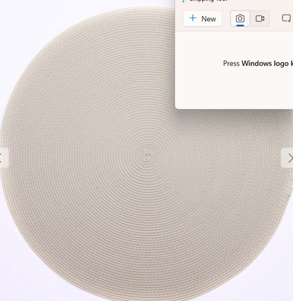 15" Linen Braid Natural Placemat