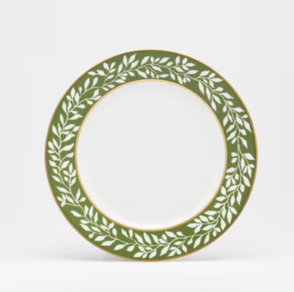 La Bocca Leaf Green Dessert Plate
