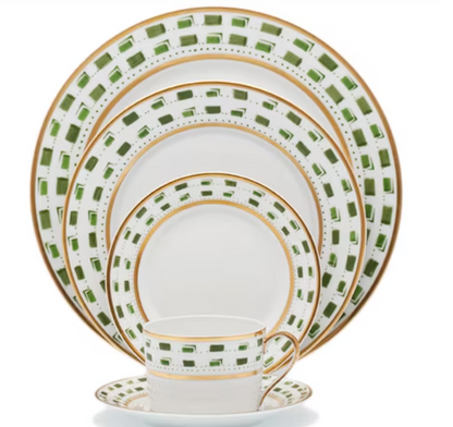 La Bocca Green Dinner Plate