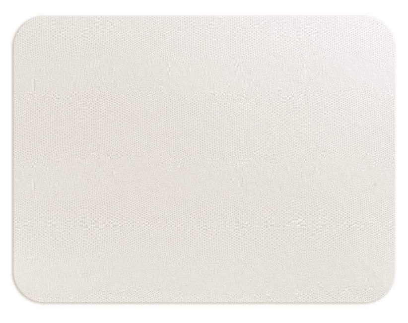 Lizard Rectangle Placemat Ivory