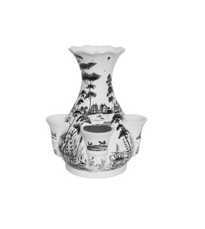 Country Estate 11.5" Tulipiere Vase - Flint Grey