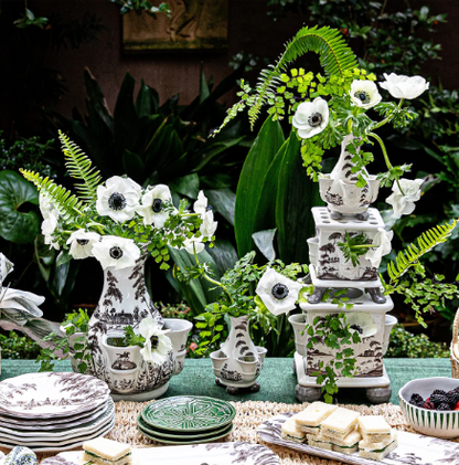Country Estate 11.5" Tulipiere Vase - Flint Grey