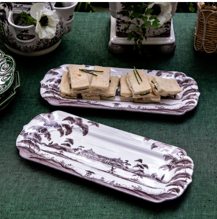 Country Estate 15" Hostess Tray - Flint Grey