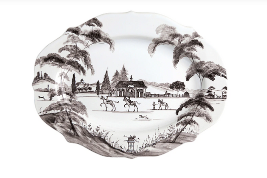 Country Estate Medium Platter Flint 15"